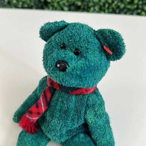 Classic Vintage Beanie Baby Wallace Bear Toy - Picture 10 of 14